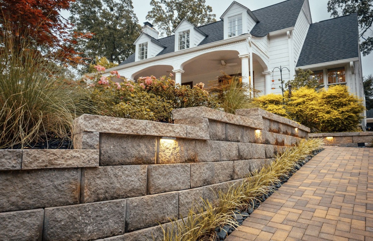 Commercial masonry services including retaining walls and paver walkways in Concord, CA